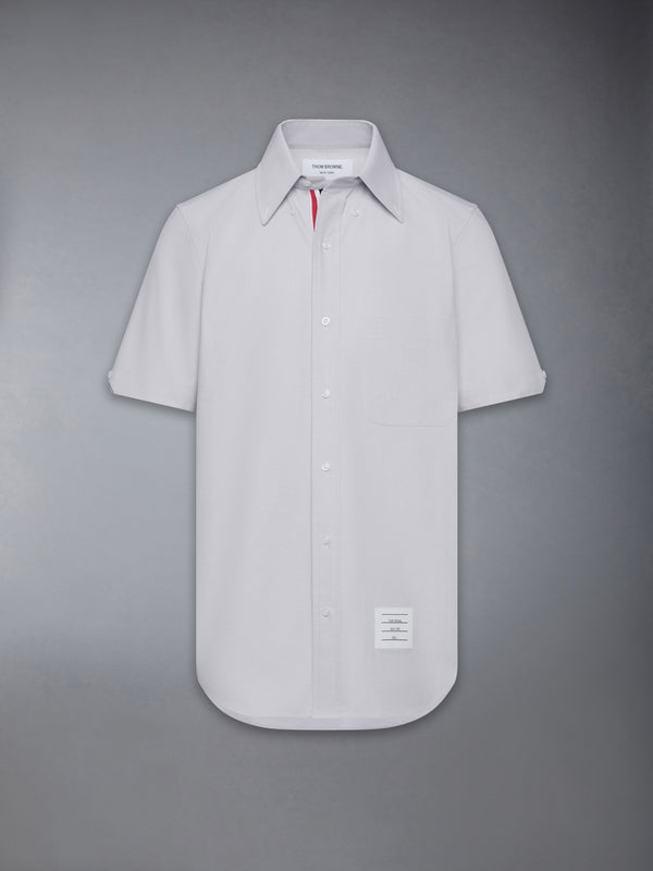OXFORD GROSGRAIN PLACKET SHORT SLEEVE SHIRT - featured image