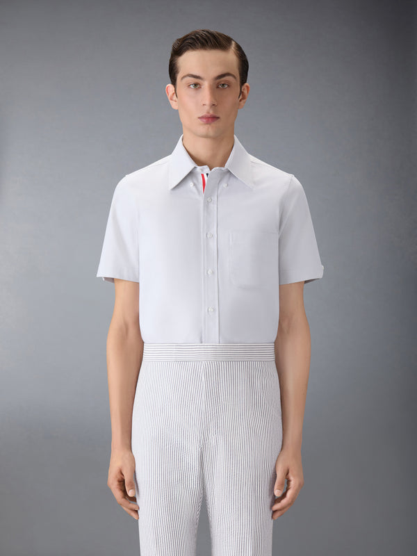 OXFORD GROSGRAIN PLACKET SHORT SLEEVE SHIRT - image 1