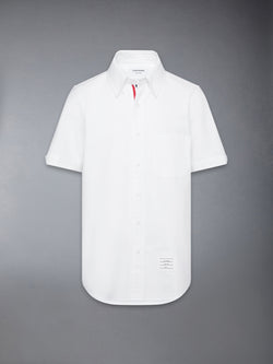 OXFORD GROSGRAIN PLACKET SHORT SLEEVE SHIRT