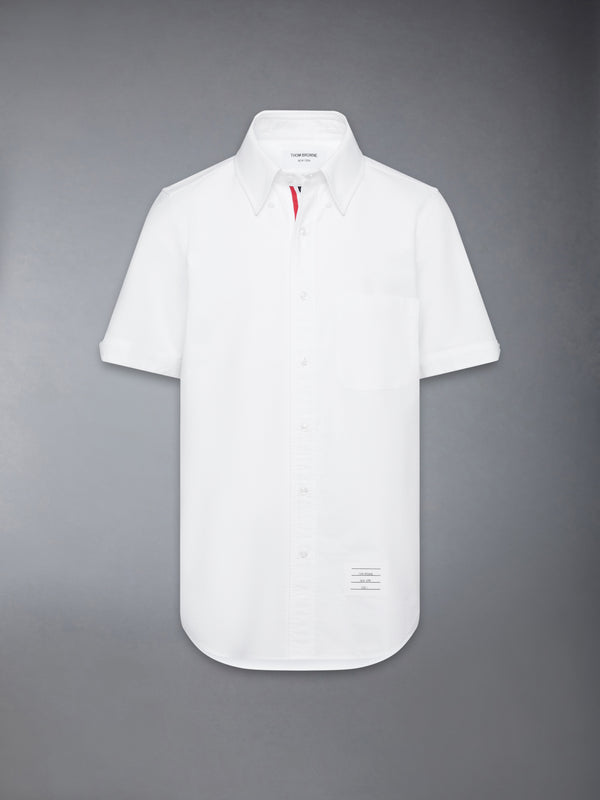 OXFORD GROSGRAIN PLACKET SHORT SLEEVE SHIRT - featured image