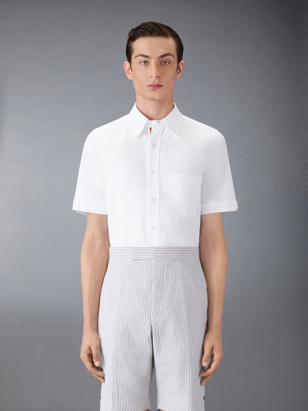 OXFORD GROSGRAIN PLACKET SHORT SLEEVE SHIRT - image 1