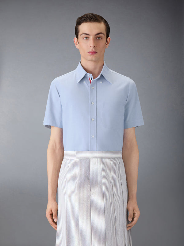 OXFORD GROSGRAIN PLACKET SHORT SLEEVE SHIRT - image 1