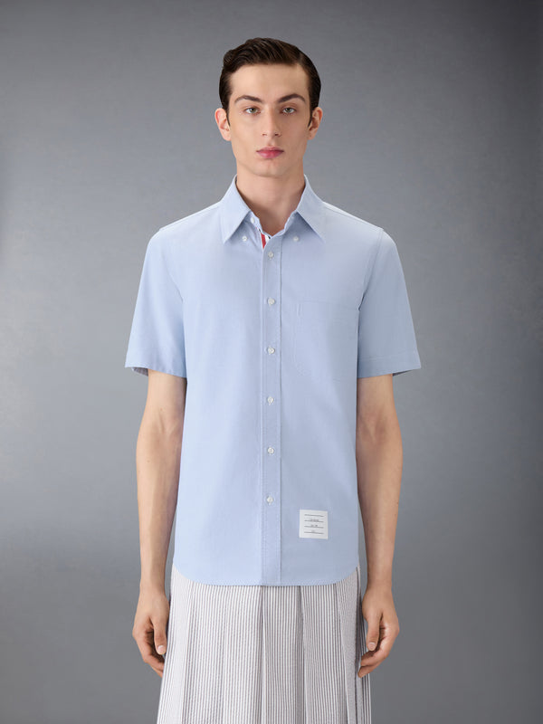 OXFORD GROSGRAIN PLACKET SHORT SLEEVE SHIRT - image 2