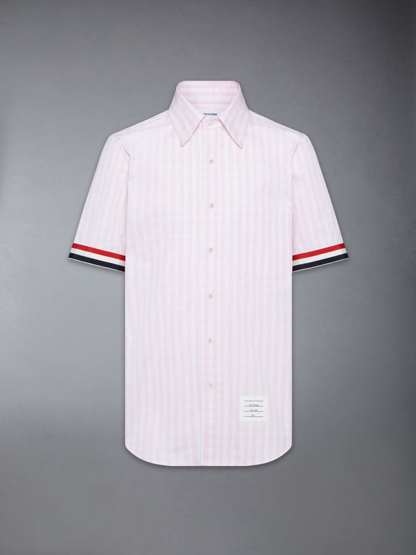 GINGHAM CHECK POPLIN SHORT SLEEVE SHIRT - featured image