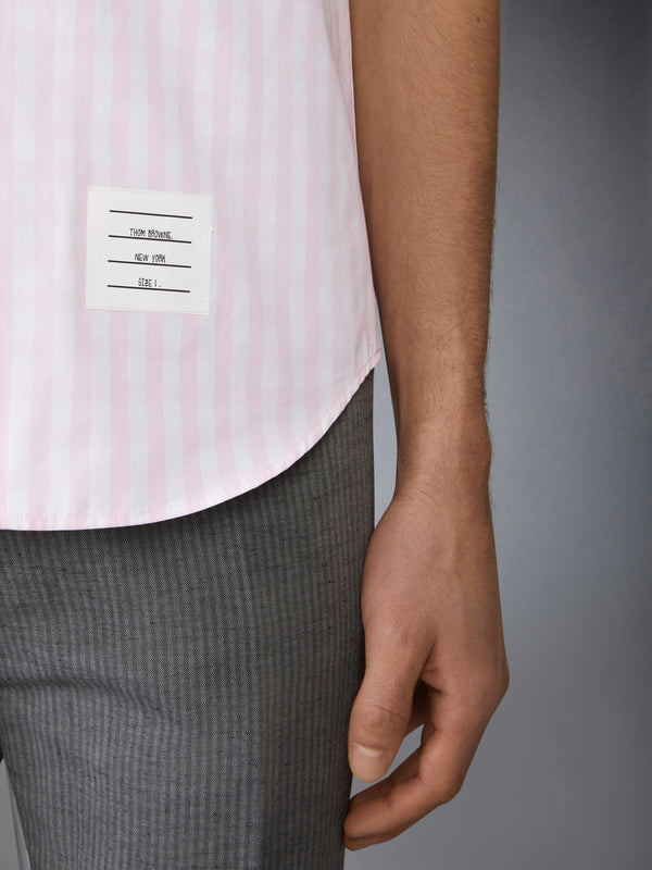 GINGHAM CHECK POPLIN SHORT SLEEVE SHIRT - image 5