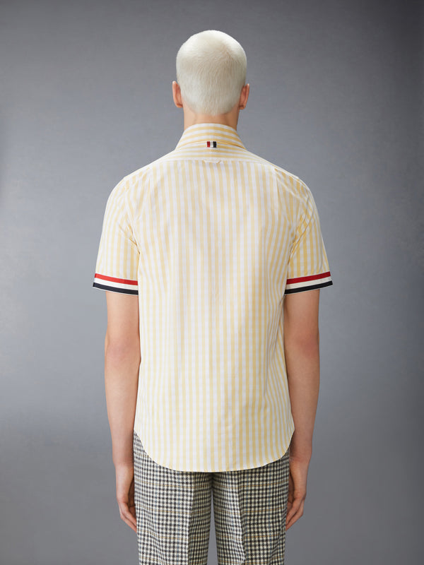 GINGHAM CHECK POPLIN SHORT SLEEVE SHIRT - image 3