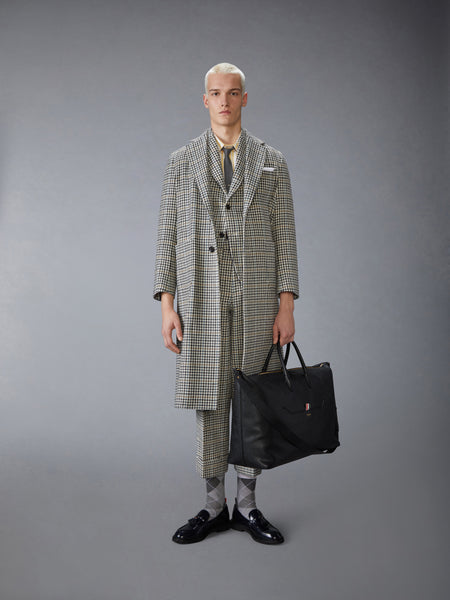 GINGHAM CHECK POPLIN SHORT SLEEVE SHIRT YELLOW