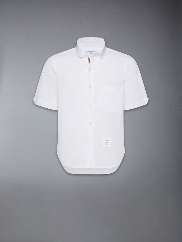 POPLIN ROUND COLLAR SHORT SLEEVE SHIRT - featured image