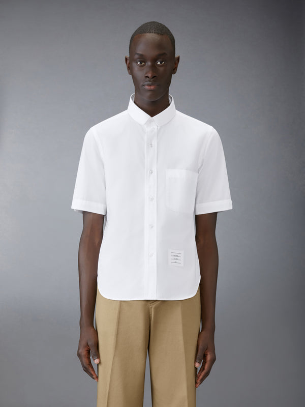 POPLIN ROUND COLLAR SHORT SLEEVE SHIRT - image 2