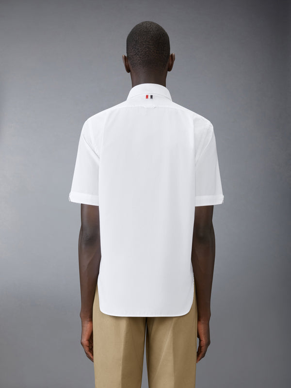 POPLIN ROUND COLLAR SHORT SLEEVE SHIRT - image 3