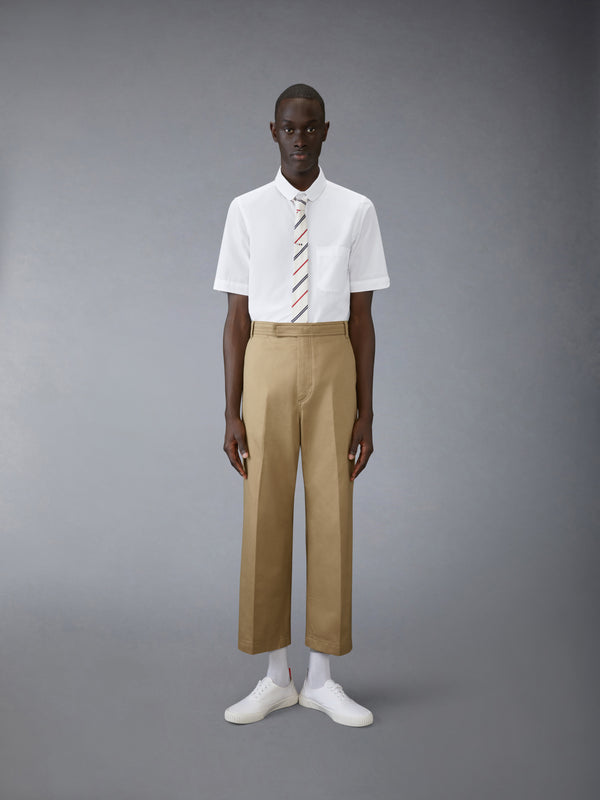POPLIN ROUND COLLAR SHORT SLEEVE SHIRT - image 4