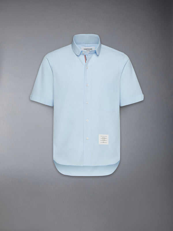 POPLIN ROUND COLLAR SHORT SLEEVE SHIRT - featured image