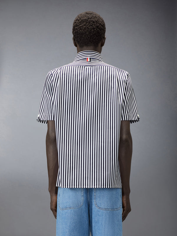 STRIPED SAILBOAT EMBROIDERY SHORT SLEEVE SHIRT - image 3