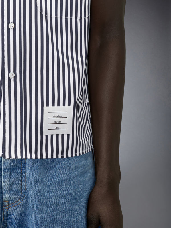 STRIPED SAILBOAT EMBROIDERY SHORT SLEEVE SHIRT - image 7