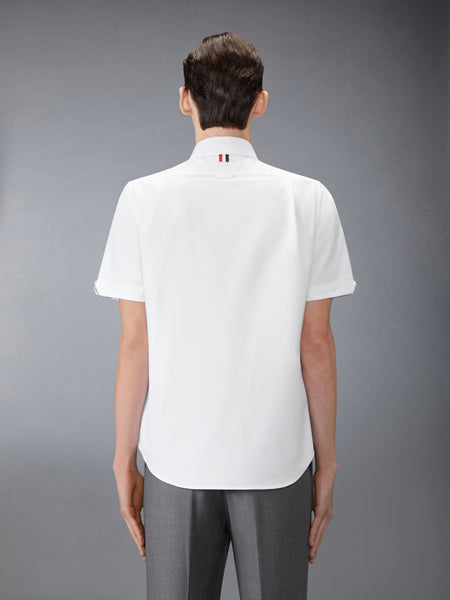 RWB EMBROIDERY SHORT SLEEVE SHIRT WHITE