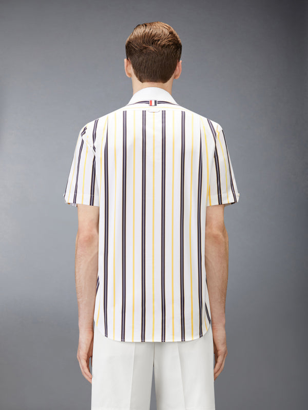 REPP STRIPE POPLIN SHORT SLEEVE SHIRT - image 2