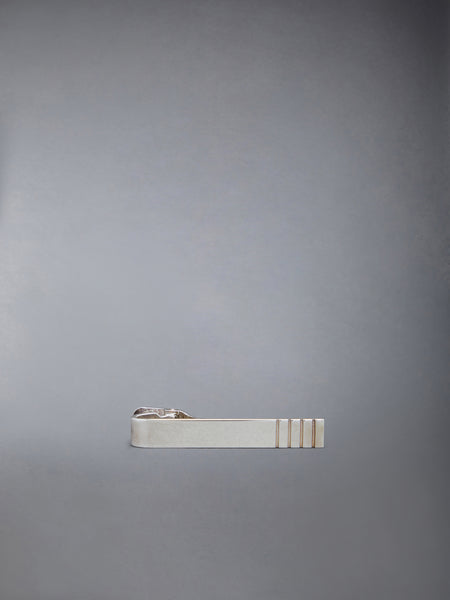 STERLING SILVER LONG TIE BAR SILVER