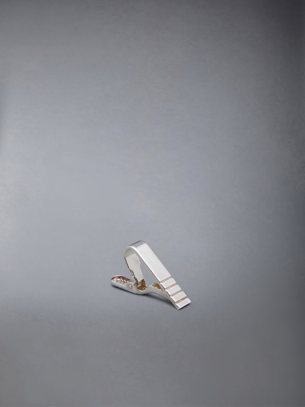 STERLING SILVER SHORT TIE BAR - image 2