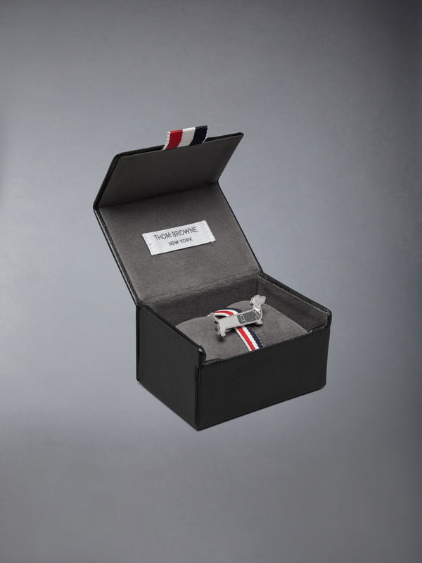STERLING SILVER LIMOUSINE HECTOR SUIT TIE BAR - image 4
