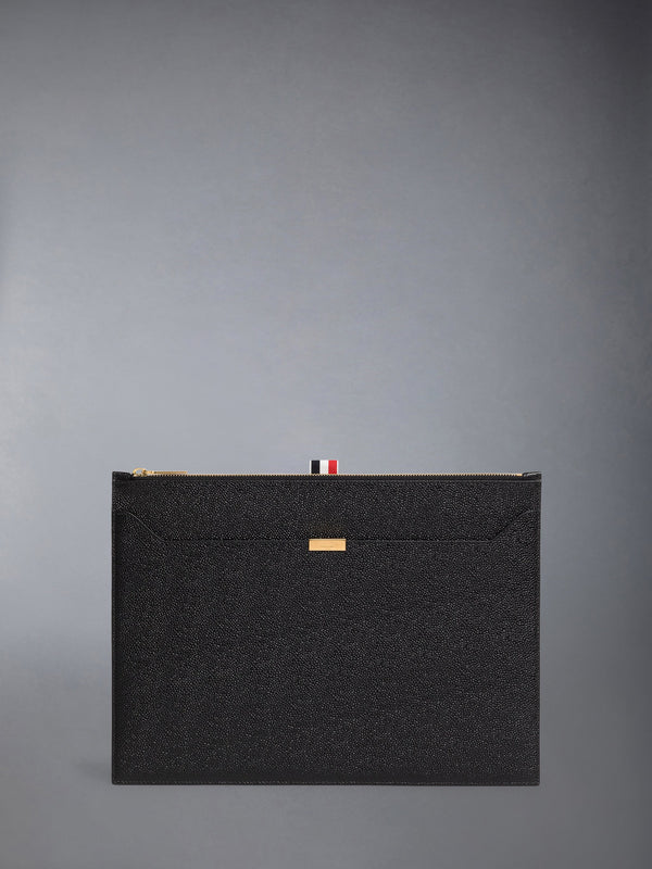 PEBBLE GRAIN LOCK MEDIUM DOCUMENT HOLDER - featured image