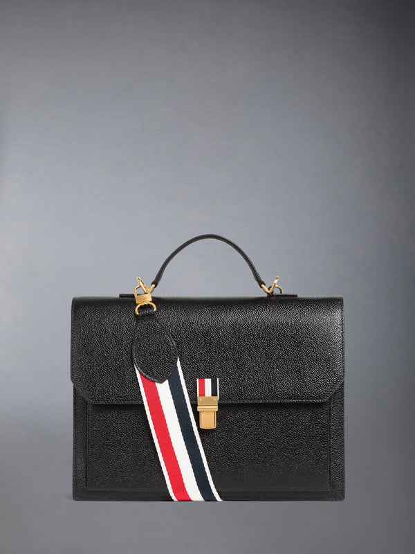 PEBBLE GRAIN DOUBLE SHOULDER STRAP SCHOOL BAG - featured image