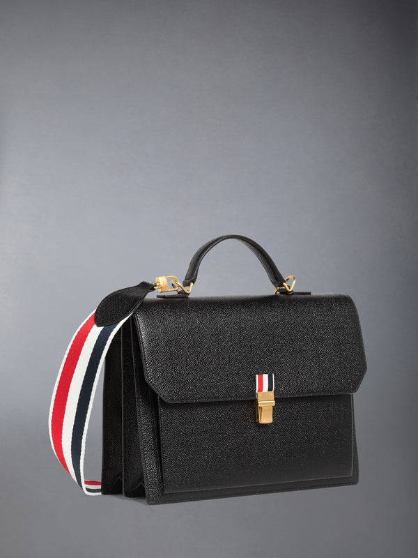 PEBBLE GRAIN DOUBLE SHOULDER STRAP SCHOOL BAG - image 2