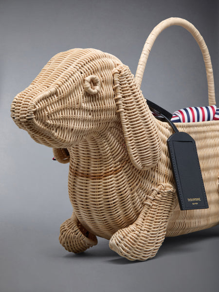 WICKER HECTOR BASKET BAG OFF WHITE