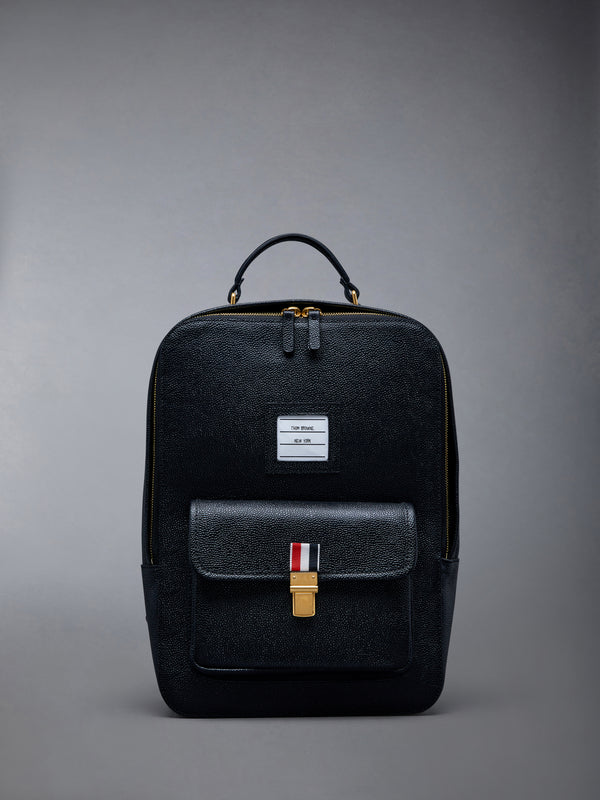 Pebble Grain Leather School Backpack - featured image