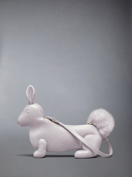 BABY RABBIT BAG IN PEBBLE GRAIN LEATHER LT PINK