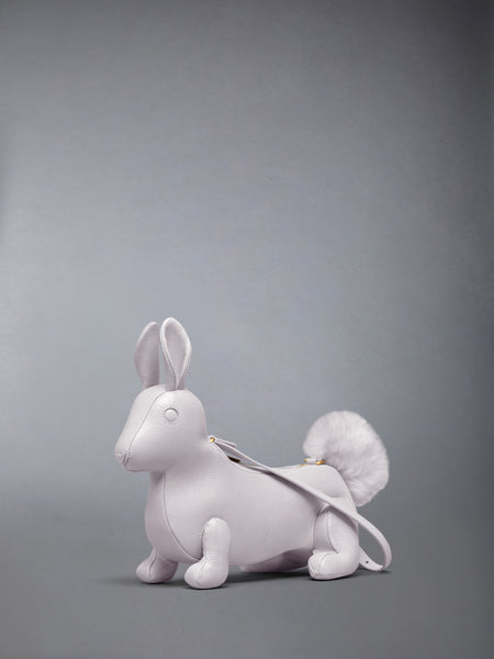 BABY RABBIT BAG IN PEBBLE GRAIN LEATHER LT PINK