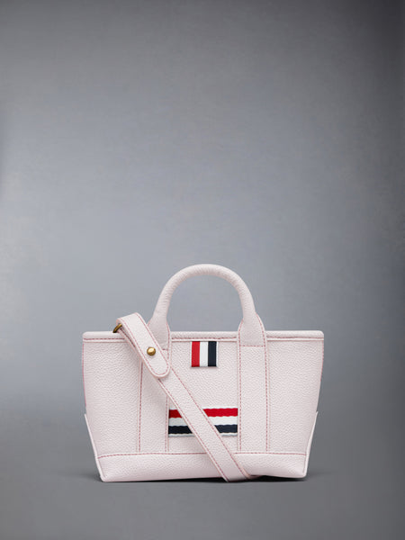 PEBBLE GRAIN MICRO TOOL TOTE BAG LIGHT PINK