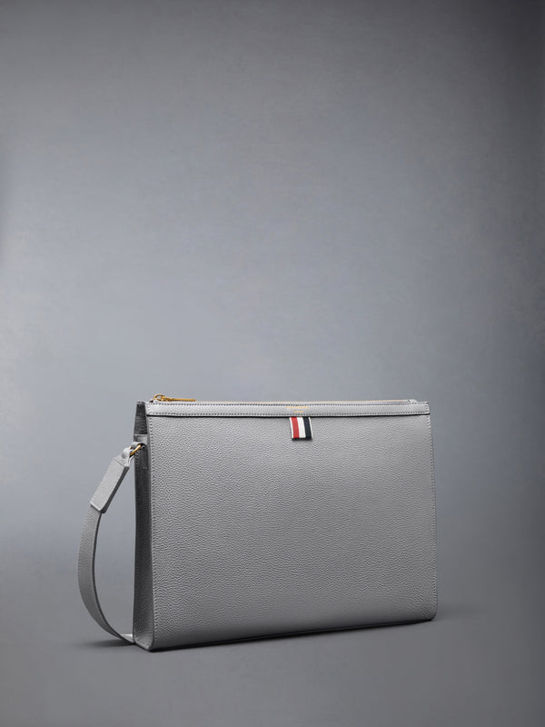 SOFT PEBBLE GRAIN 4-BAR CROSSBODY DOCUMENT HOLDER - image 2