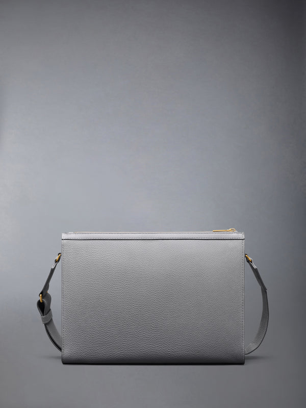 SOFT PEBBLE GRAIN 4-BAR CROSSBODY DOCUMENT HOLDER - image 3