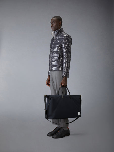 POLY TWILL DUFFLE BAG BLACK