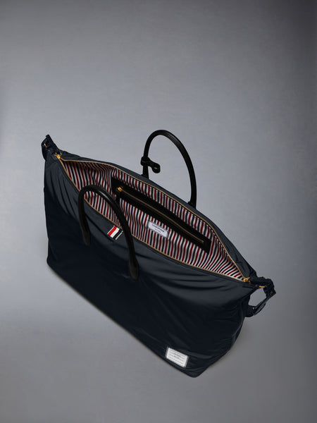 POLY TWILL DUFFLE BAG BLACK