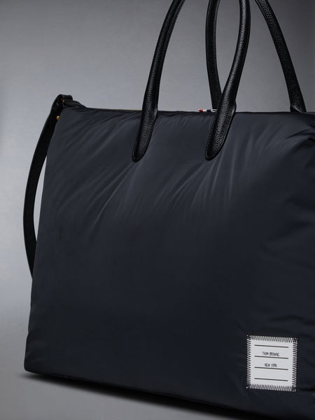 POLY TWILL DUFFLE BAG BLACK