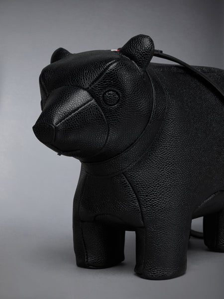 PEBBLE GRAIN BABY BEAR BAG BLACK