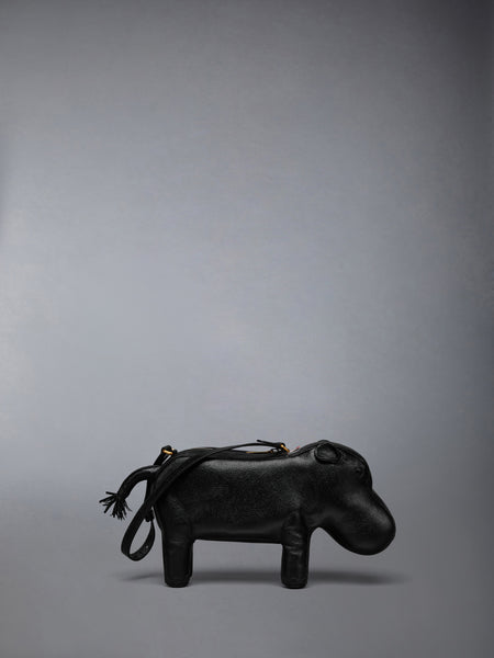 BABY HIPPO BAG IN PEBBLE GRAIN LEATHER BLACK