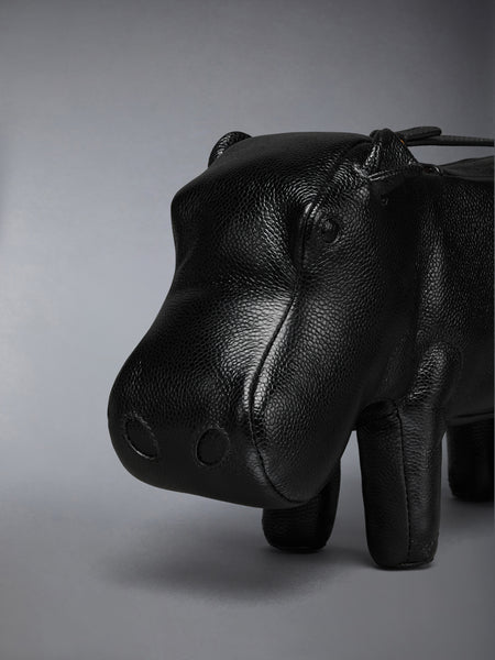 BABY HIPPO BAG IN PEBBLE GRAIN LEATHER BLACK