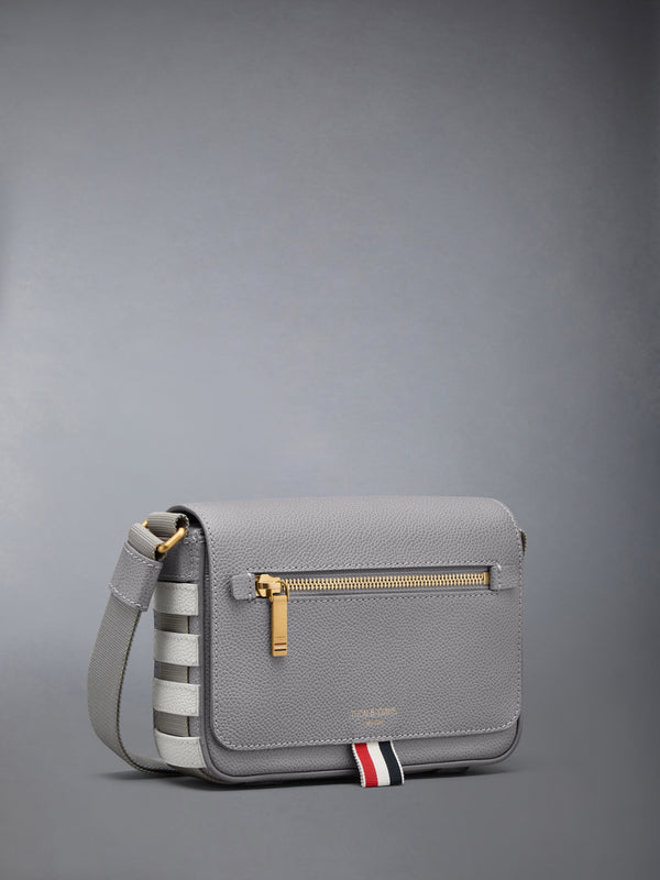 PEBBLE GRAIN 4-BAR SMALL REPORTER BAG - image 2