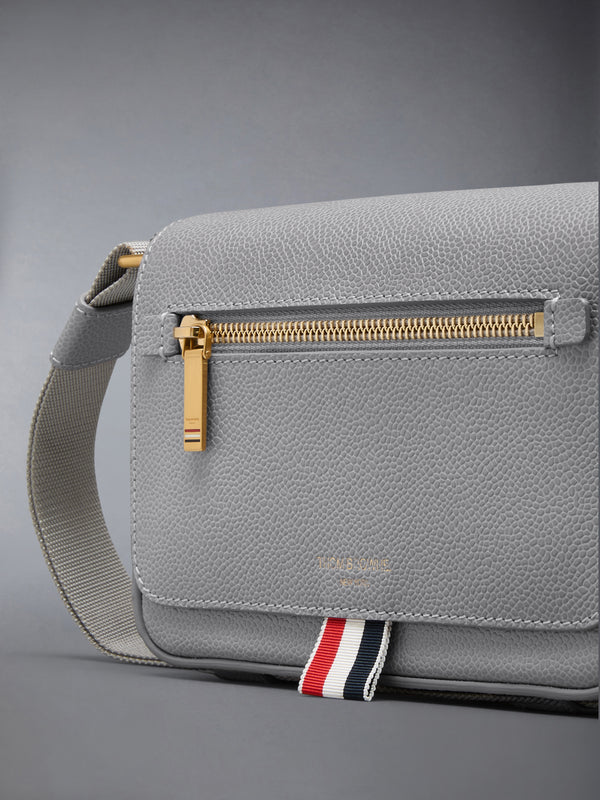 PEBBLE GRAIN 4-BAR SMALL REPORTER BAG - image 5