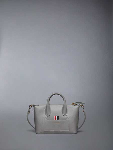 PEBBLE GRAIN MICRO SOFT DUFFLE LT GREY