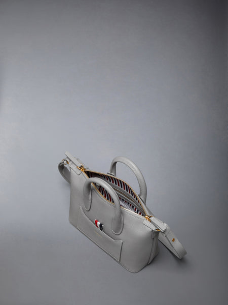 PEBBLE GRAIN MICRO SOFT DUFFLE LT GREY