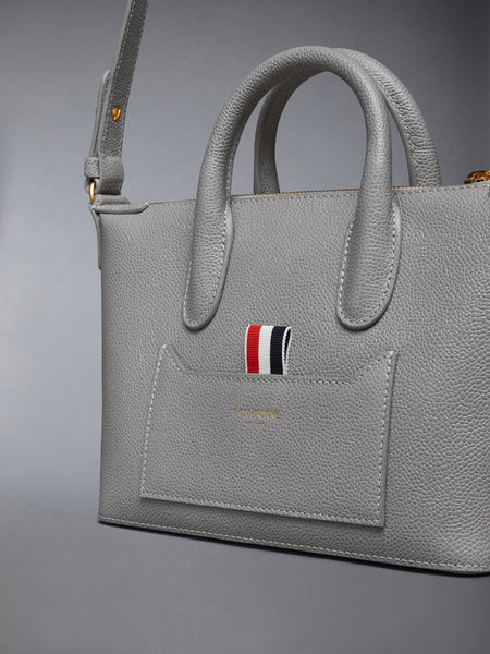 PEBBLE GRAIN MICRO SOFT DUFFLE LT GREY