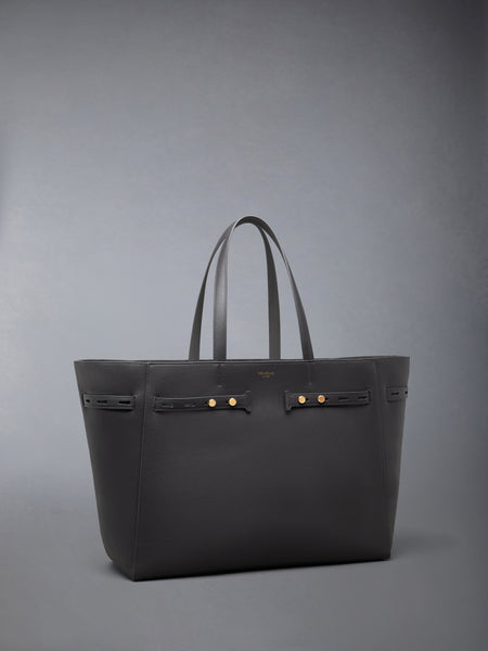 MR. THOM CABAS BAG IN SOFT CALF LEATHER DARK GREY