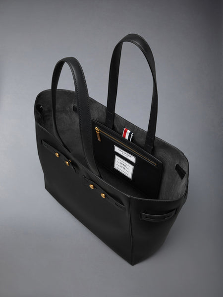 MRS. THOM CABAS BAG IN SOFT CALF LEATHER BLACK