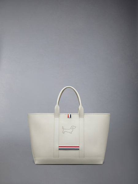 PEBBLE GRAIN HECTOR MEDIUM TOOL TOTE KHAKI