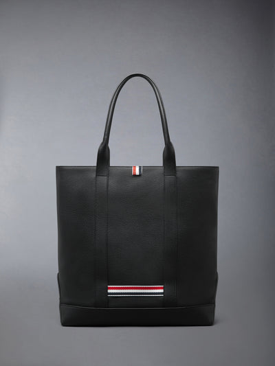 VERTICAL TOOL TOTE IN SOFT PEBBLE GRAIN LEATHER