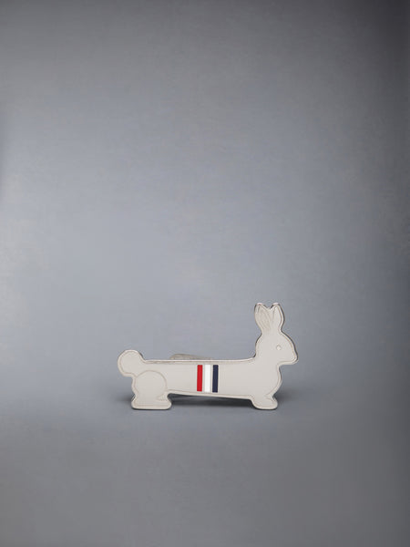 STERLING SILVER RABBIT TIE BAR SILVER