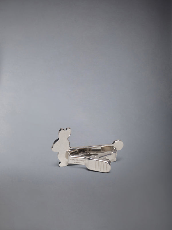 STERLING SILVER RABBIT TIE BAR - image 2